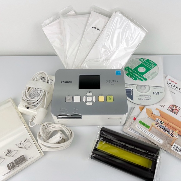 Canon SELPHY CP780 Silver Lightweight Portable Digital Compact Photo Printer - Picture 1 of 12